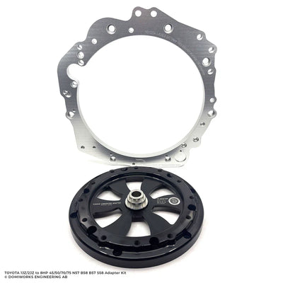 Domiworks Engineering to 8HP Billet Bellhousing Adapter Kit
