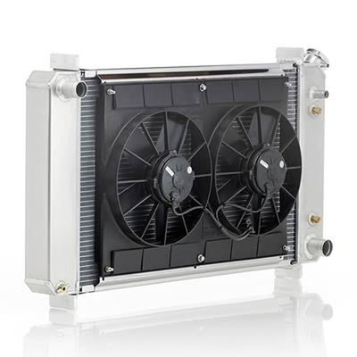 Direct-Fit Radiator Module with Dual Electric Fans