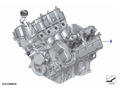 N63B44A 4.4L V8 RMFD Short Engine Assembly