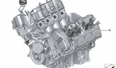 S63B44A Short Block Engine