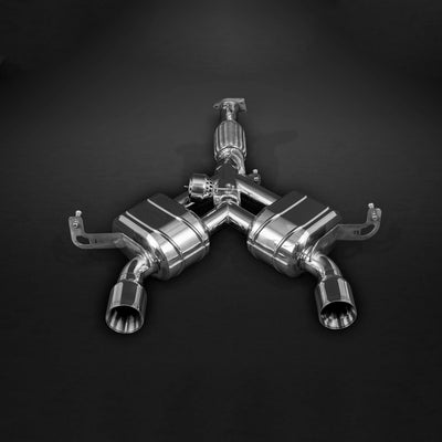Valved Exhaust System with Carbon Fiber Diffuser