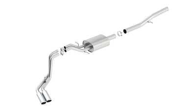 ATAK Cat-Back Exhaust System 3.5-Inch to Dual 2.25-Inch