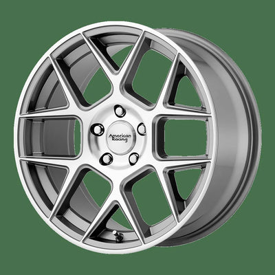 AR913 APEX 20x10 Gun Metal Machined Face Wheel
