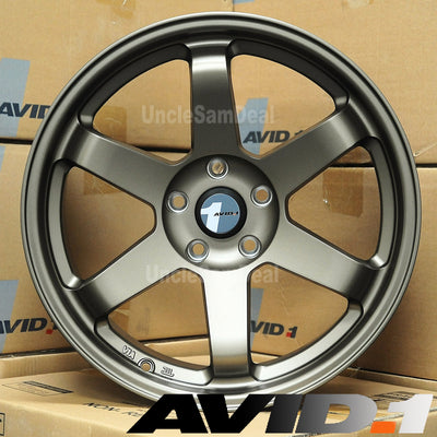 AV6 18x8.5 +35mm 5x100/112/114.3 Matte Bronze Wheel