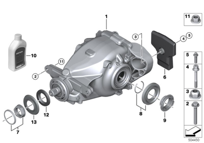 Remanufactured Rear Differential