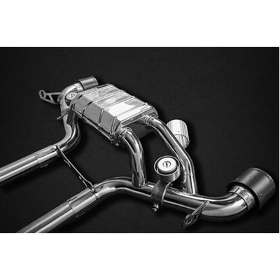 Valved OPF-Back Exhaust System with Black Tips