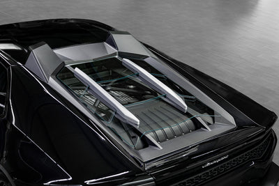 Carbon Fiber Bonnet with Glass Pane
