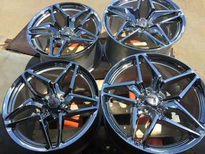 ZR1 Chrome Wheel Set 19x10.5 Front / 20x12 Rear