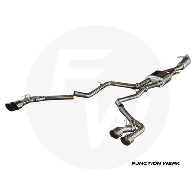 Sport Exhaust Cat-Back System Quad Tip