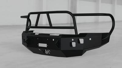 Front Winch Bumper with Brush Guard