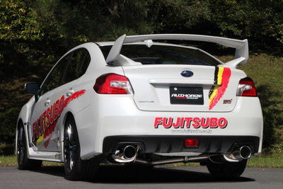 Exhaust Pipe with Round Slash Tail Tips