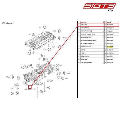4.0L Engine Oil Pump
