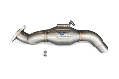 3-Inch Stainless Steel Catted Downpipe