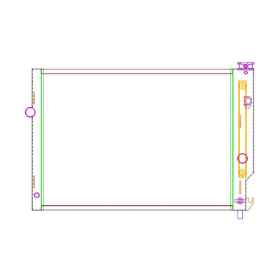 ExactFit CrossFlow Radiator with Transmission Cooler