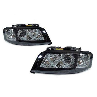 LED Projector Headlight, Black Housing