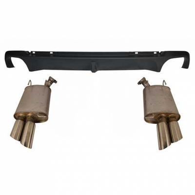 Quad Tip Axle-Back Exhaust Kit