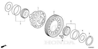Helical LSD Differential Case