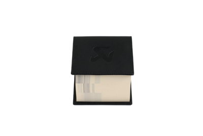 Akrapovic Leather Memo Notepad - Black