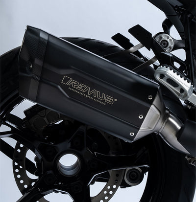 Remus black slip-on exhaust