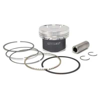 Manley Nissan GT-R 3.8L VR38DETT 99.5mm Bore 9.9:1 CR -2cc Dish Extreme Duty Piston Set w/ Rings