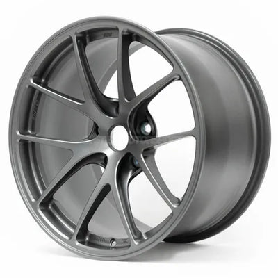 BBS RI-A 18x10.5 5x120 ET22 Matte Graphite Wheel -82mm PFS/Clip Required