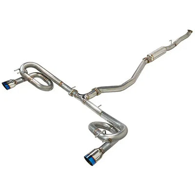 Remark 2022+ Honda Civic Sport Sedan (FE2) Catback Exhaust - Dual Burnt Stainless Steel Tips