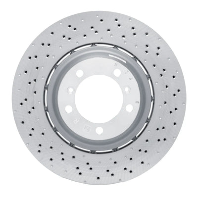 DFC 16-23 Porsche Cayman Right Rear Drilled Hi-Carbon Alloy Geomet Coated Rotor