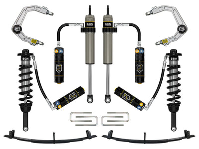 ICON 05-15 Toyota Tacoma 0-3.5in/2016+ Toyota Tacoma 0-2.75in Stg 6 Suspension System w/Tubular Uca