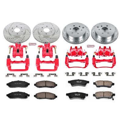 Power Stop Z23 COATED KIT W/ PC CALS CPC4062-23