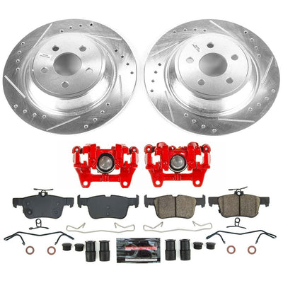 Power Stop Z23 COATED KIT W/ AS CALS CPR7417A-23