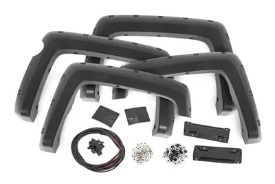 Pocket Fender Flares | 5'9" Bed | G9K Satin Steel | Chevy Silverado 1500 (14-18 & Classic)