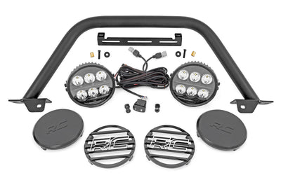Safari Bar | 6.5 Inch Round LED | OE Modular Steel | Ford Bronco 4WD (21-26)