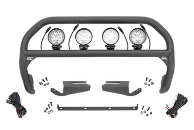 Nudge Bar | 4 Inch Round Led (x4) | OE Modular Steel | Ford Bronco 4WD (21-26)