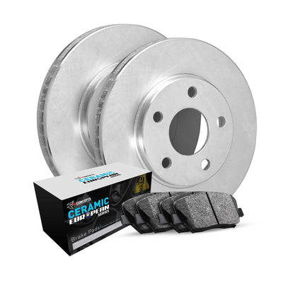 R1 Concepts Brake Rotor - Drilled Fits Mercedes-Benz SL400