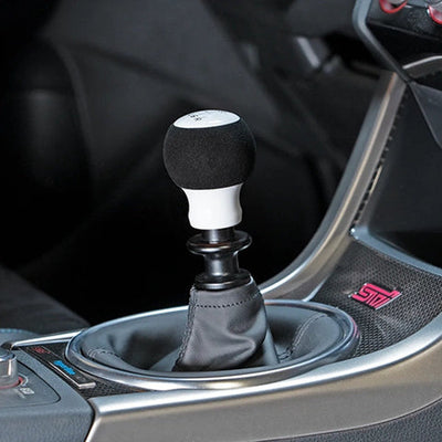 Billetworkz Gloss White Alcantara Fusion Weighted Shift Knob - Fits Subaru WRX 2015-23 / STI 2004-21
