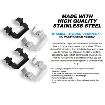 R1 Concepts Disc Brake Hardware Kit Fits BMW M2