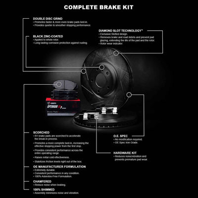 R1 Concepts Brake Hose Fits Dodge Charger