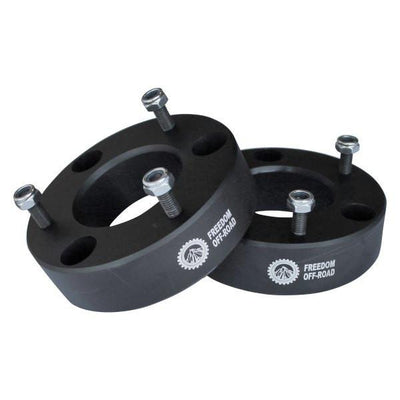 2.5 Inch Front Strut Spacer 07-19 Escalade 07-19 Escalade ESV 09-13 Escalade EXT 07-13 Avalanche 07-20 Silverado Sierra 1500 15-20 Suburban 1500 07-20 Tahoe 07-20 Yukon 07-14 Yukon XL 1500 15-20 Yukon XL Freedom Off-Road