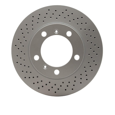 R1 Concepts Brake Rotor - Drilled Fits Porsche Boxster