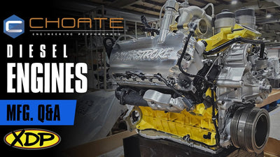 6.0L 2003-2010 Powerstroke Long Block Model C Ford Diesel Crate Engine 18MM Heads