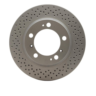R1 Concepts Brake Rotor - Drilled Fits Porsche Boxster