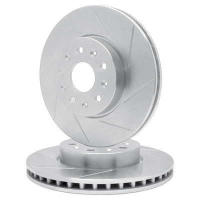 R1 Concepts Brake Rotor- Slotted - Silver Fits Ram ProMaster
