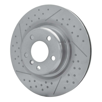 R1 2012-2020 BMW 120i (Mexico) Rear Brake Rotor - Dimpled and Slotted