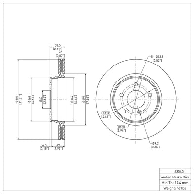 R1 Concepts Brake Rotor