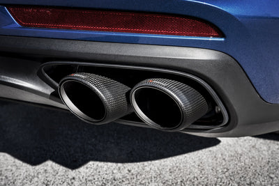 Akrapovic 17-23 Porsche Panamera Turbo S E-Hybrid Tail Pipe Left (Carbon)