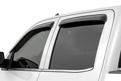 Rough Country Side Window Deflectors Tape On Rain Guard Chevy GMC 1500 2500HD 3500HD 2WD 4WD 911418