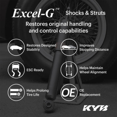 KYB 19-22 Toyota Avalon XLE & Hybrid XLE / 18-22 Camry w/ FWD Excel-G Shock Assembly - Rear