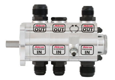 Peterson Fluid Systems R4 3-Stage Oil Pump - Left Side Mount - HV - Rear Drive Drag