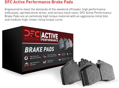 DFC 89-96 Nissan 300ZX Rear Active Performance Pads - Low Metallic
