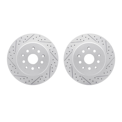 DFC 93-98 Toyota Supra Rear Drilled & Slotted Geoperformance Rotors